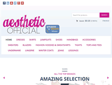 Tablet Screenshot of aestheticofficial.com